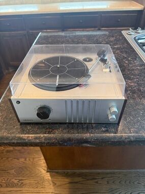 Crosley Black Turntable Platter with Tonearm